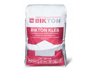 BIKTON KLEB (зимний клей для кладки газобетонных блоков) (64 шт.)