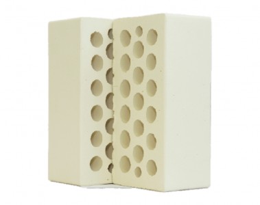 Кирпич керамический формата 1.4нф TY цвет "IVORY" (гладкая) (320 шт.)