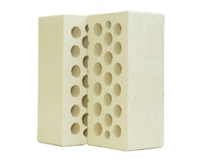 Кирпич керамический формата 1.4нф TY цвет "IVORY" (с накатом) (320 шт.)