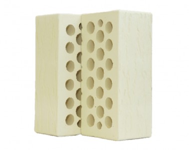 Кирпич керамический формата 1.4нф TY цвет "IVORY" (с накатом) (320 шт.)