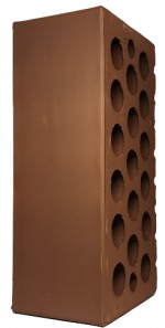 Кирпич керамический формата 1.4нф TY цвет "SHOKOLAD" (гладкая) (320 шт.)