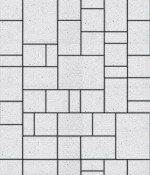 Мюнхен Б.2.Фсм.6 Стоунмикс Белый комплект из 4 видов плит (598 шт.)