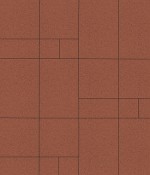 Грандо Б.9.Фсм.6. Стандарт Красный комплект из 4 видов плит (91 шт.)